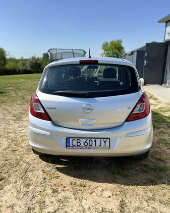 Opel Corsa cena 14900 przebieg: 166000, rok produkcji 2008 z Bydgoszcz małe 154